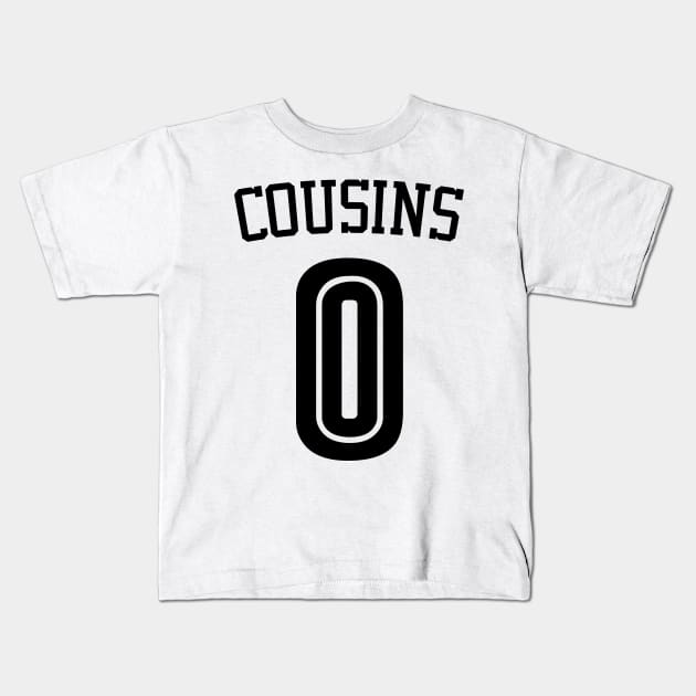 DeMarcus Cousins Lakers Kids T-Shirt by Cabello's